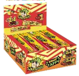 Warning Ekşili Taffy 2 in 1 42 gr