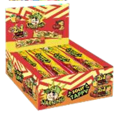 Warning Ekşili Taffy 2 in 1 42 gr