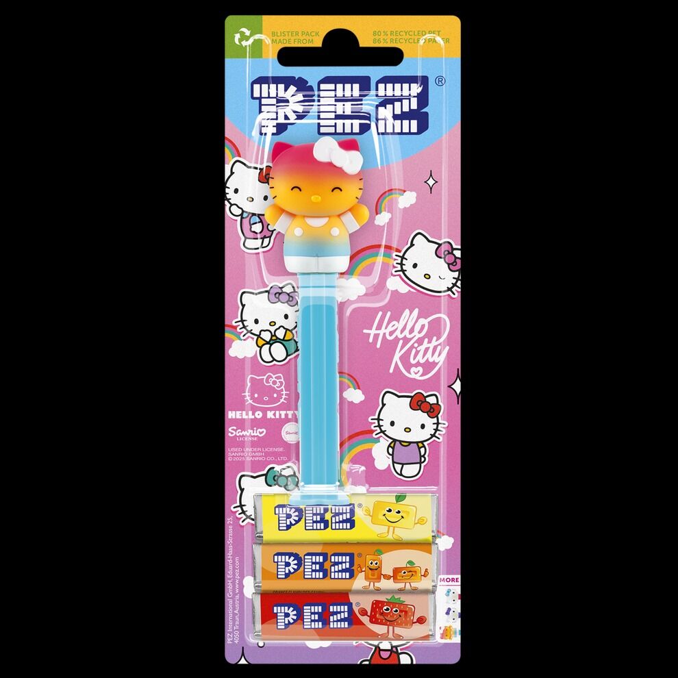 Pez Dispenser Hello Kitty Gökkuşağı