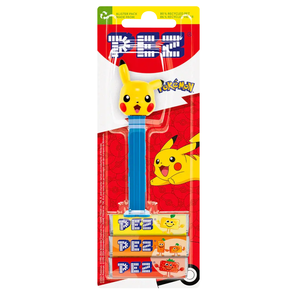 Pez Dispenser Pokemon- Pikachu Mavi