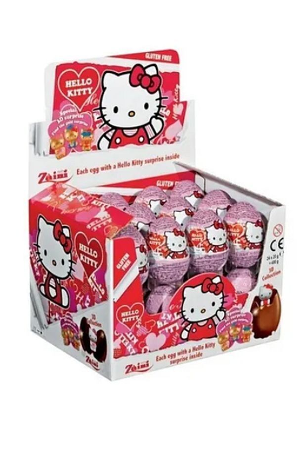 Zanini Glutensiz Çikolatalı Sürpriz Yumurta Hello Kitty 24 adet
