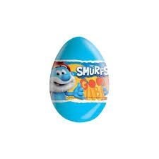 Zanini Glutensiz Çikolatalı Sürpriz Yumurta Şirinler 3 adet