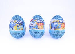 Zanini Glutensiz Çikolatalı Sürpriz Yumurta Şirinler 3 adet