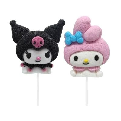 Marshmallow Lolipop Kuromi&My Melody 2 adet