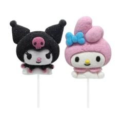 Marshmallow Lolipop Kuromi&My Melody 2 adet