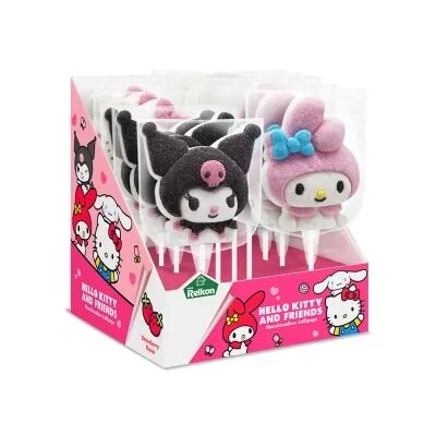 Marshmallow Lolipop Hello Kitty&Friends 12 adet